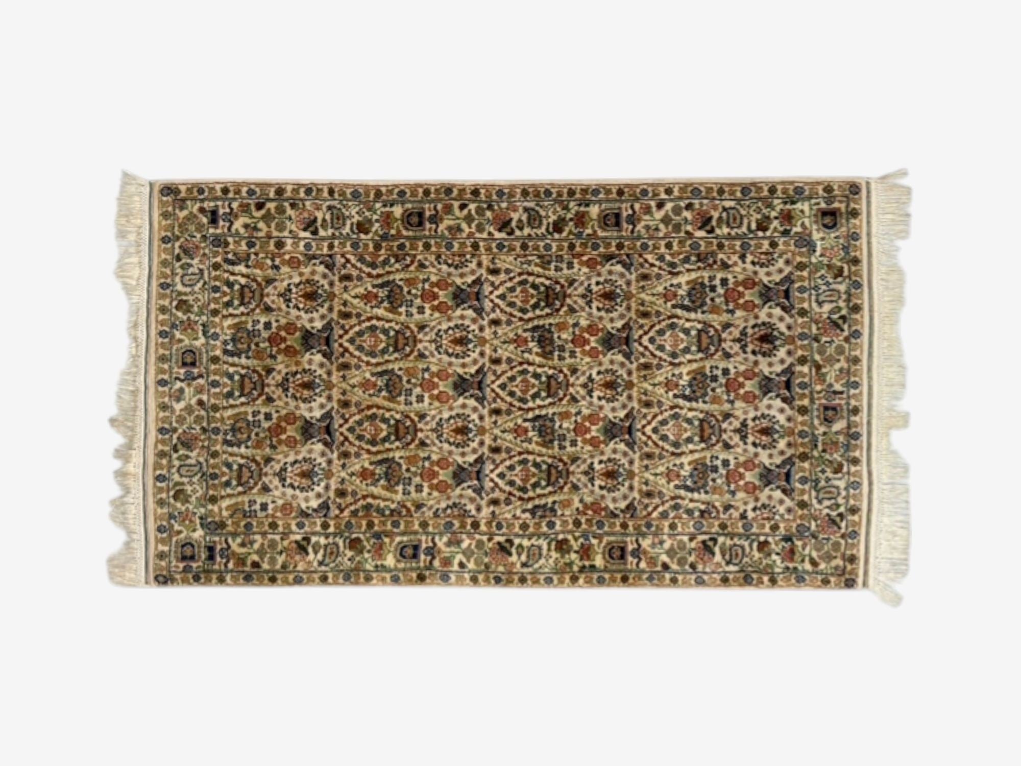 Traditional, Handwoven, Indian Wool Carpets, India, 1960s
