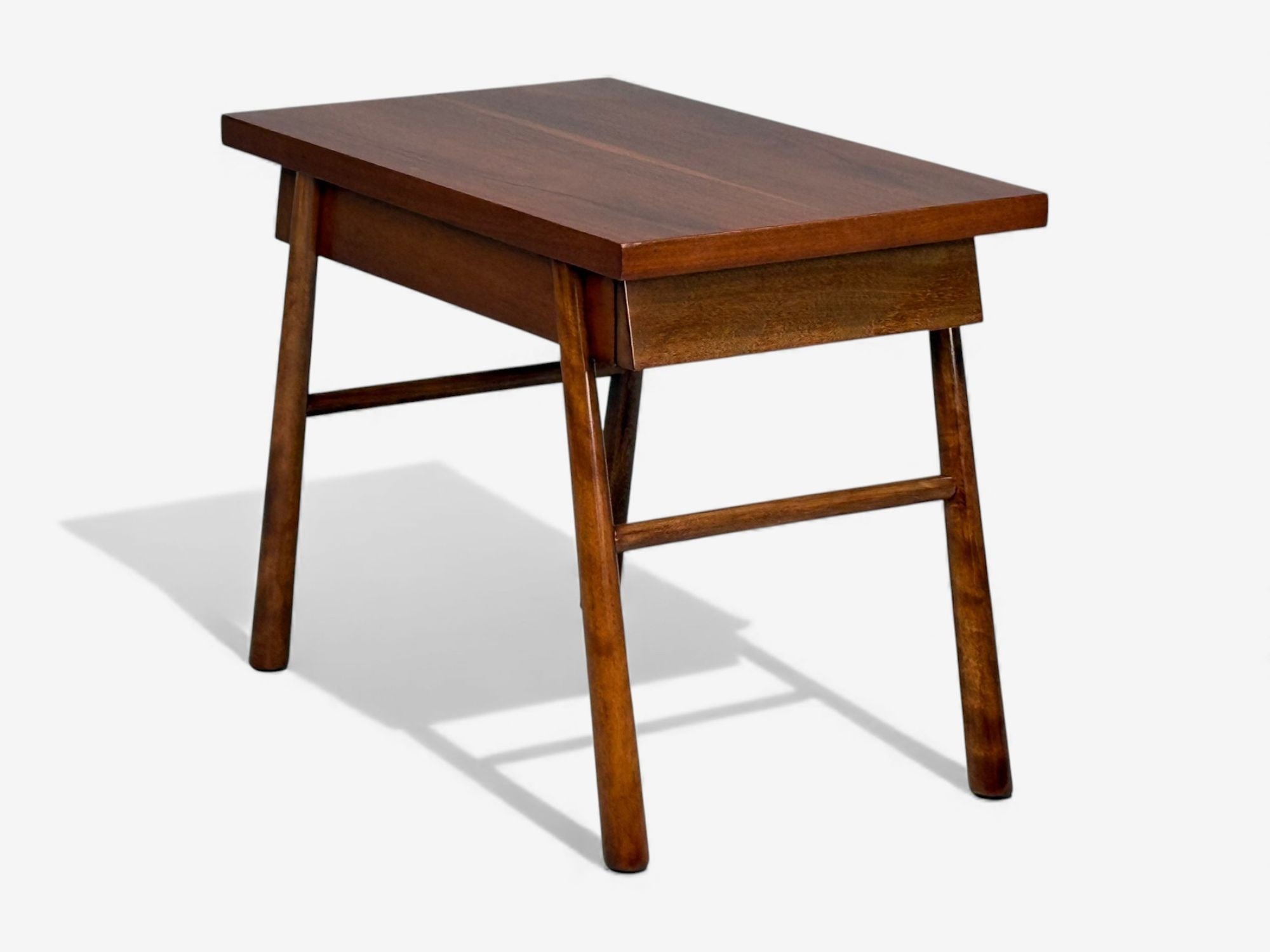 T.H. Robsjohn-Gibbings, American Modern, Mahogany, End Tables, USA, 1950s