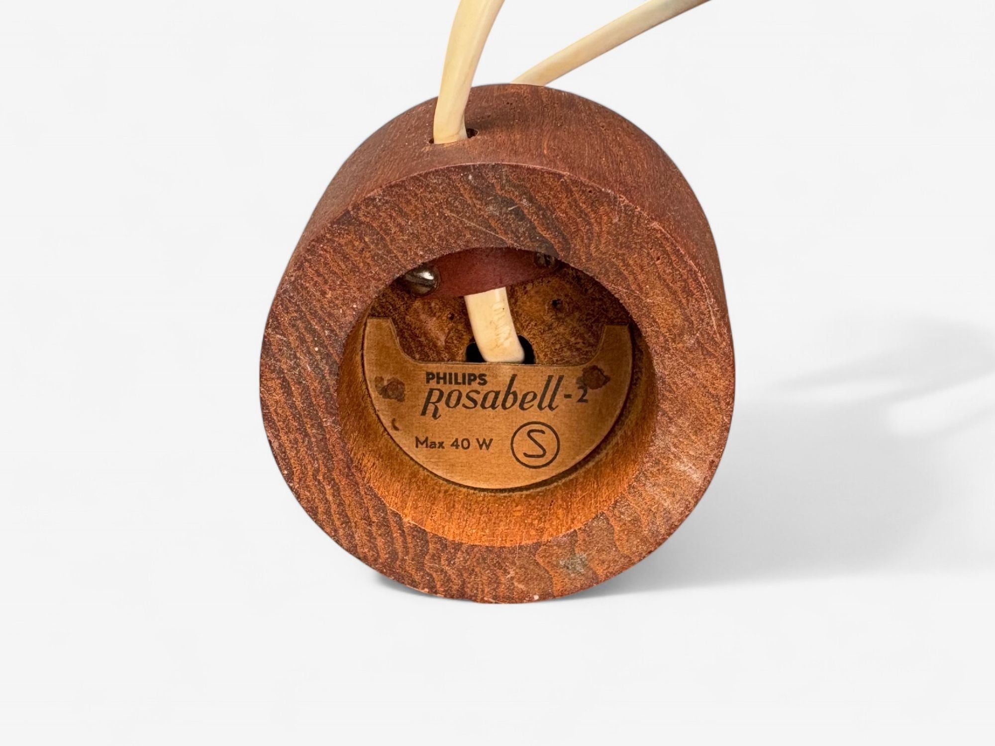 Swedish Modern, Teak, Small Table Lamp, Sweden, 1940s