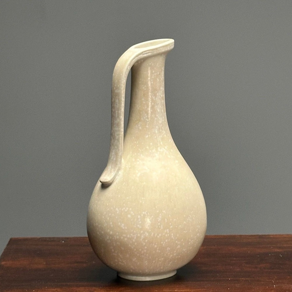 Gunnar Nylund, Swedish Mid-Century Modern, Ceramic Vase, Eggshell Glaze, 1940s