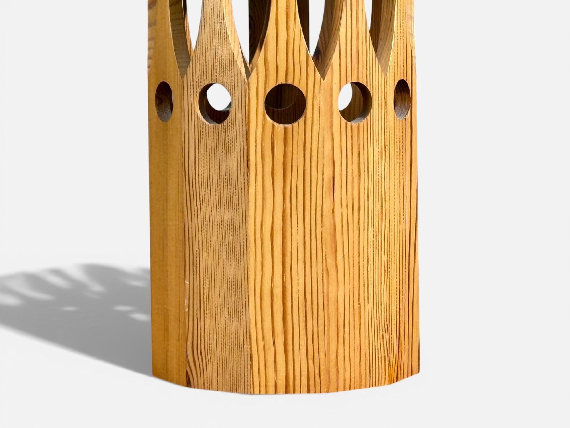 L.O. Nilsson, Swedish Modern, Table Lamp, Pine, Sweden, 1930s