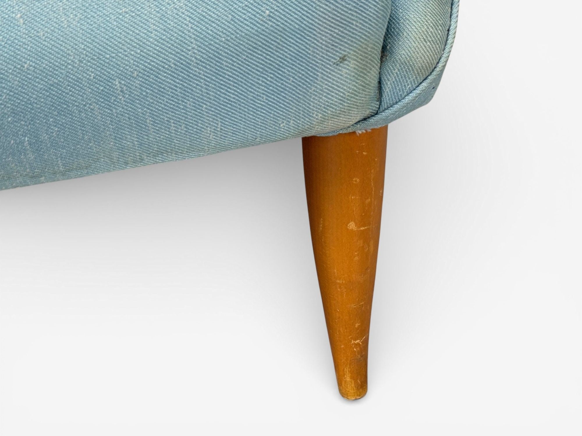 Kerstin Hörlin-Holmquist, Sofa, Beech, Fabric, Sweden, 1940s