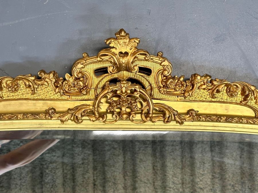 19th/ 20th Century Giltwood Wall / Console / Pier Mirror, Rectangular