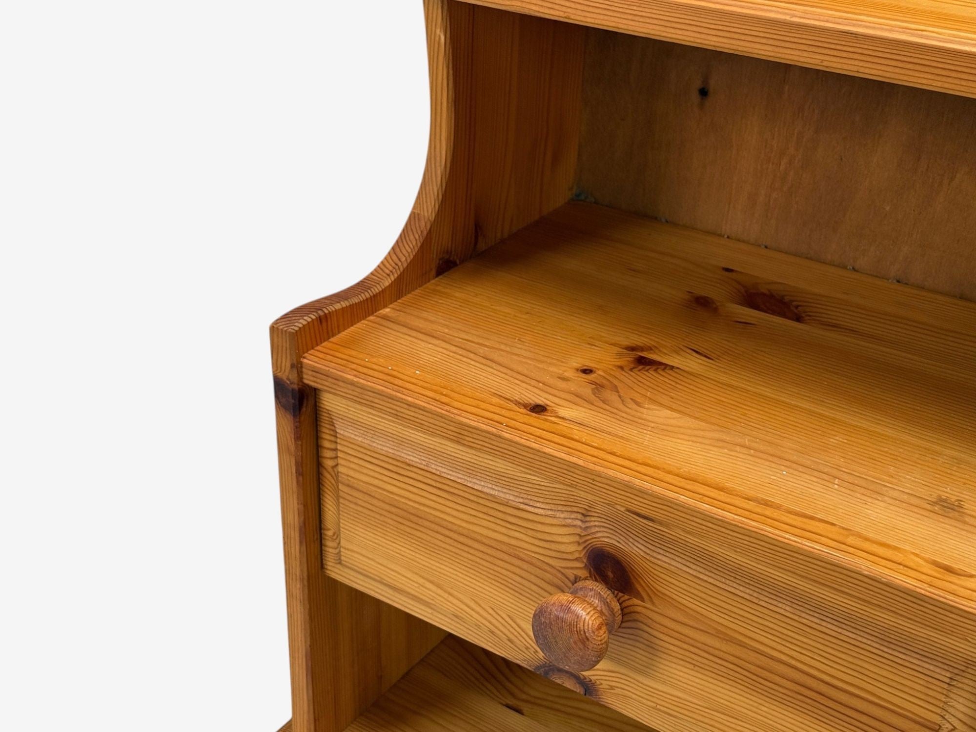 Swedish Modern, Pine, Nightstands, Sweden, 1960s