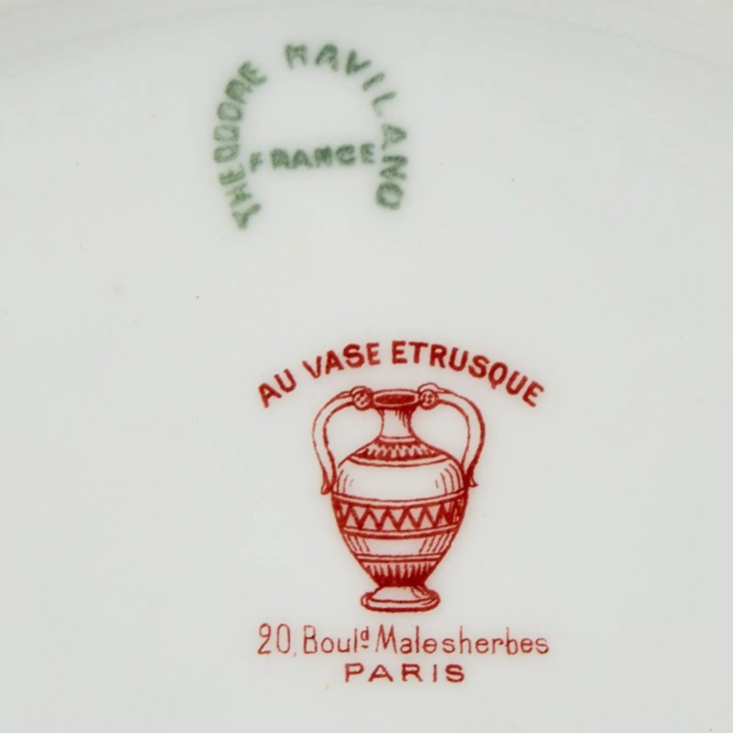 Limoges, Porcelain, Floral Design, Twelve Haviland Dinner Plates, Paris, 20th C.