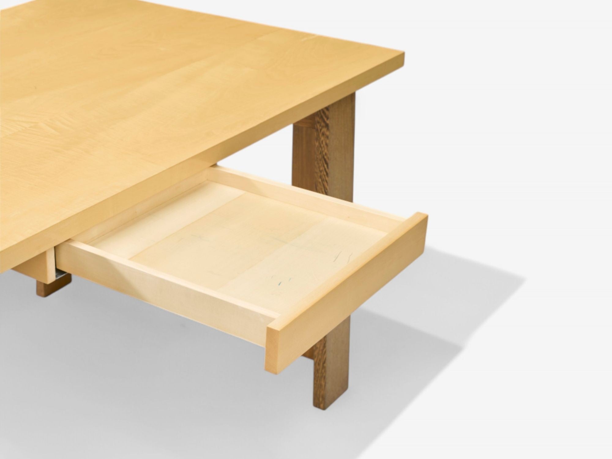 Martin Szekely, Contemporary, Sycamore, Wenge, Rare Writing Desk, France, 1999