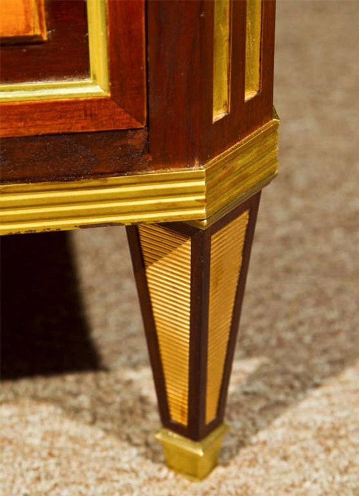 A Fine Russian Neoclassical Commode or Nightstand or Bathroom Vanity