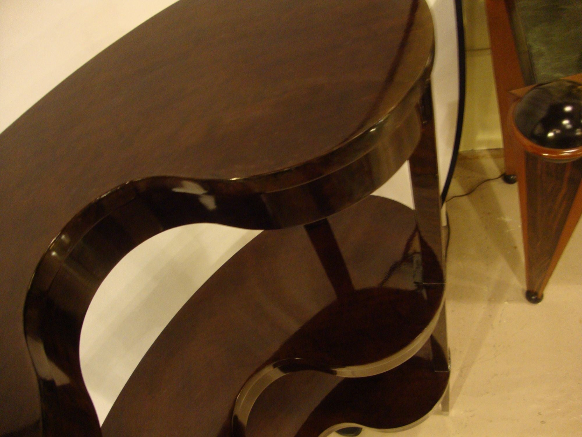 Jonathan Charles Kidney Shaped Three-Tier Etagere