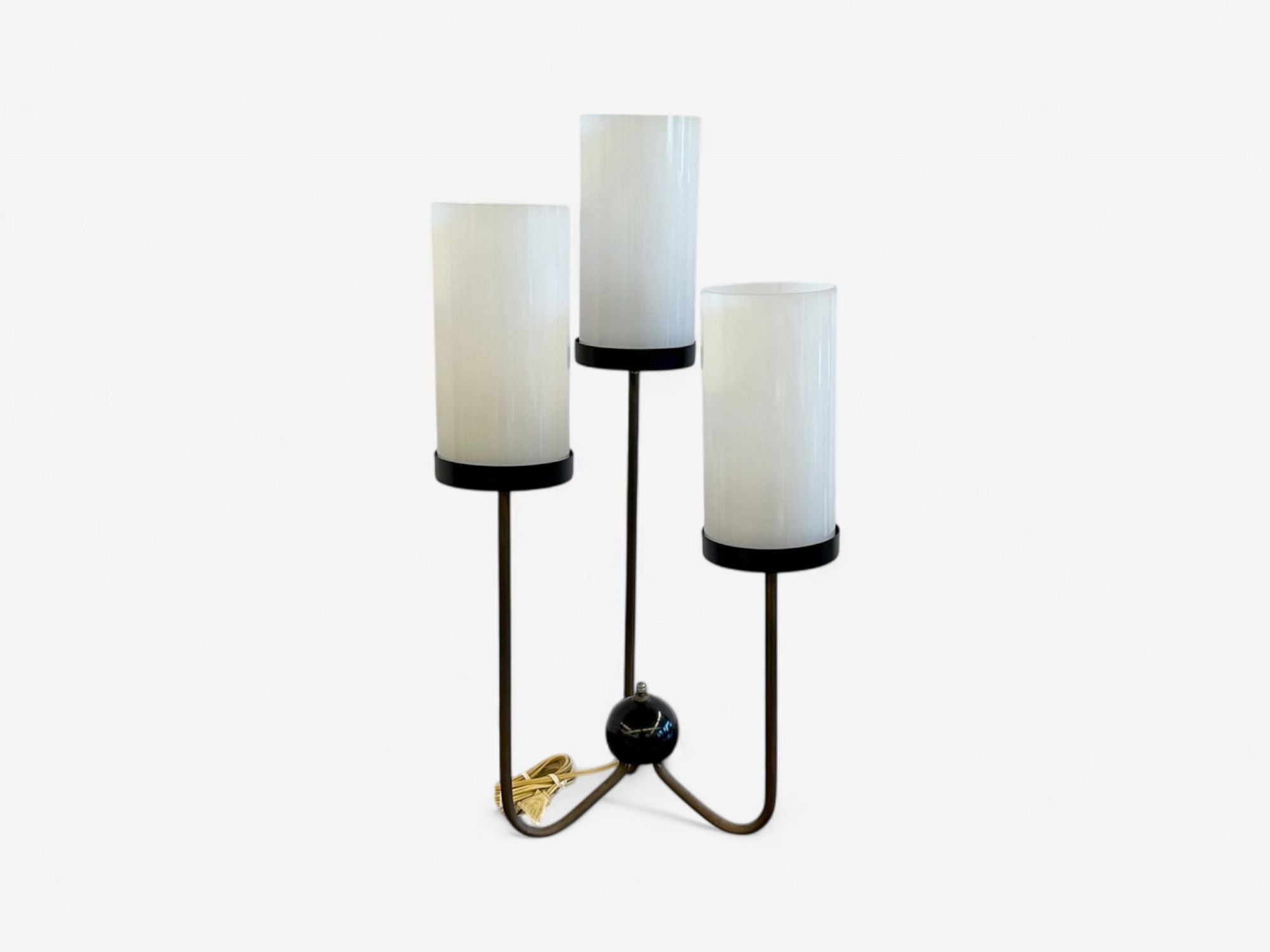 Kurt Versen , Mid-Century Modern, Brass, Table Lamps, USA, 1960s