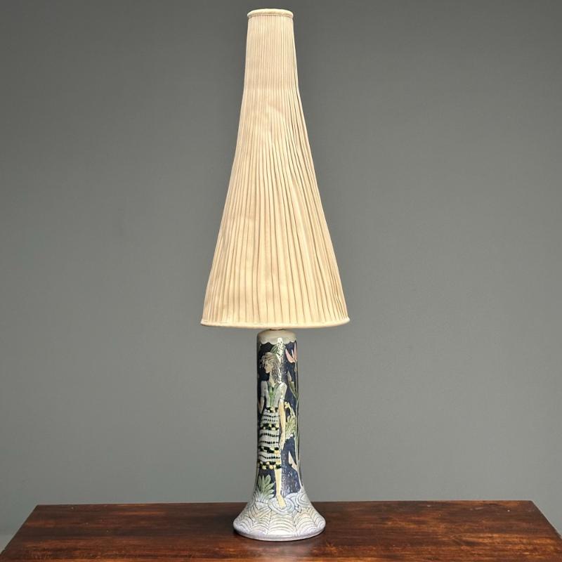 Marian Zawadzki, Tilgmans, Swedish Mid-Century Modern, Table Lamp, Ceramic, 1956