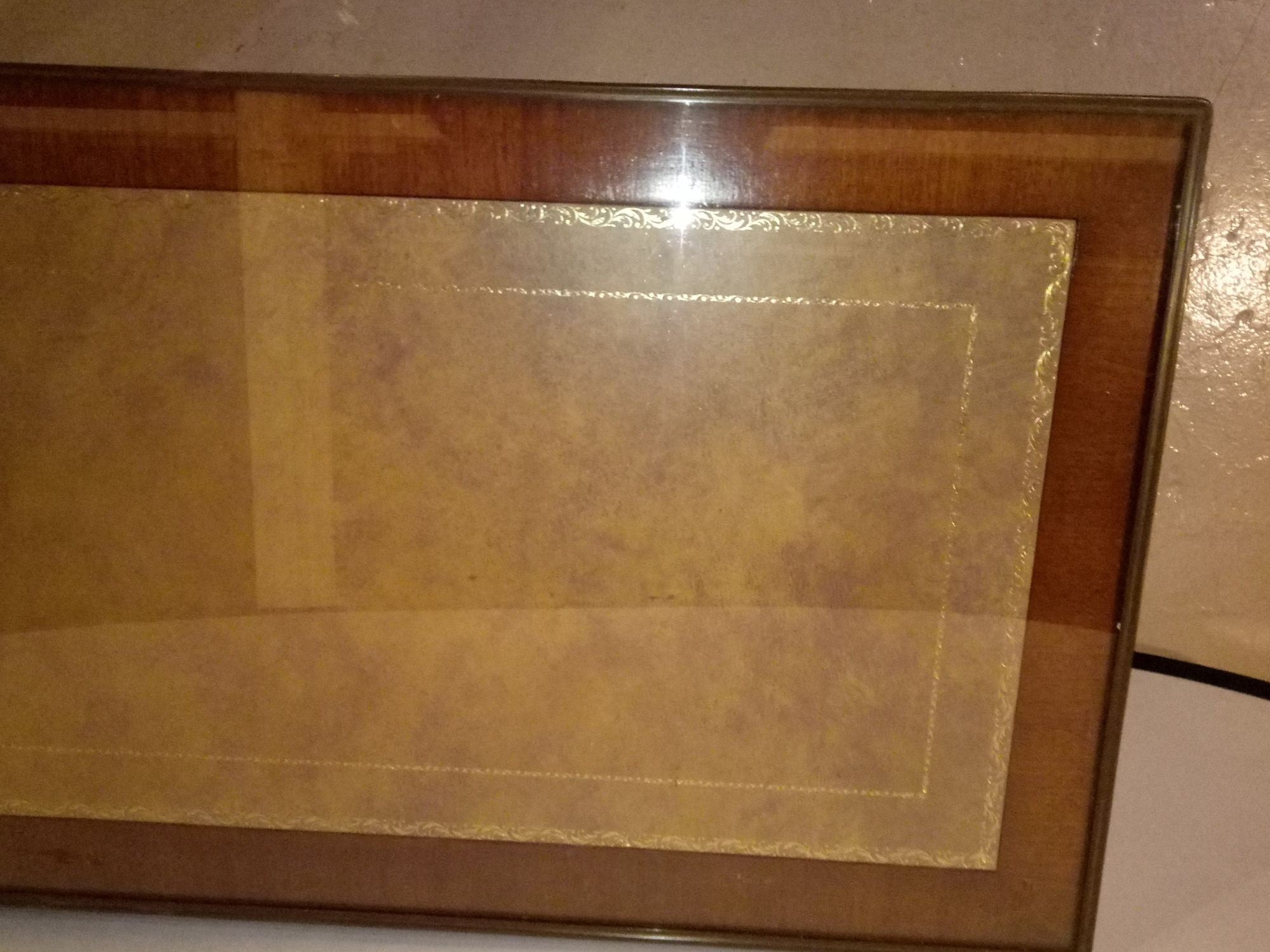 Louis XVI Style Maison Jansen Coffee Table, Gilt, Mahogany, Leather Top,