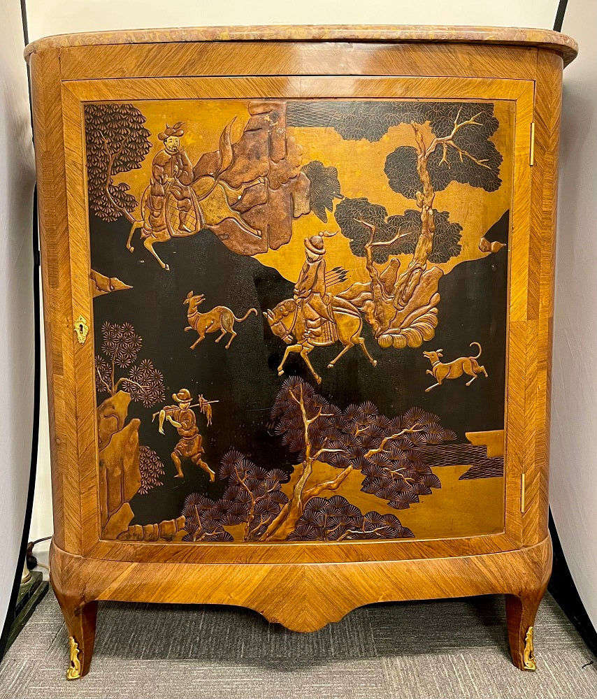 French Louis XV Style Chinoiserie Commode, Chest Manner of Jansen