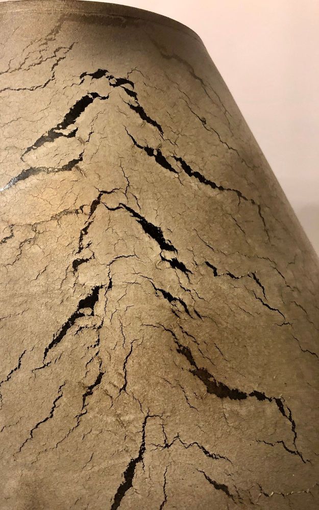 Porcelain Crackle Glaze Table Lamps Chinese Inspired Pair with Custom Shades