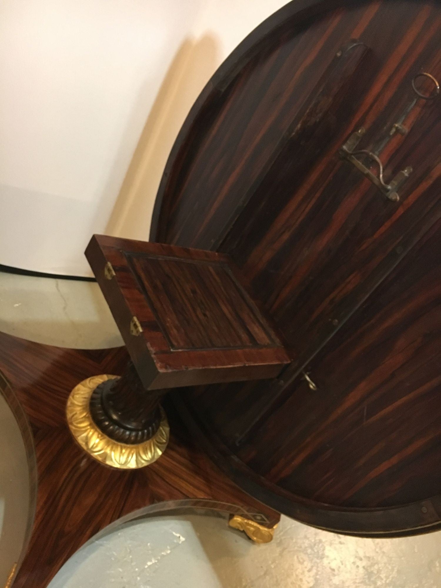 Late 19th-Early 20th Century Russian Neoclassical Boule Inlaid Centre Tilt Table