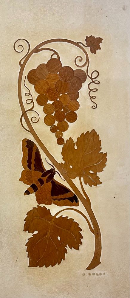 Giovanni Gariboldi Parchment Bar Cabinet, Sideboard, Paolo Buffa, Italian