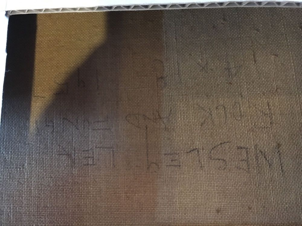 Wesley Lea Oil Painting in Gilt Frame Titled Four Pensive Woman Deep Dreams