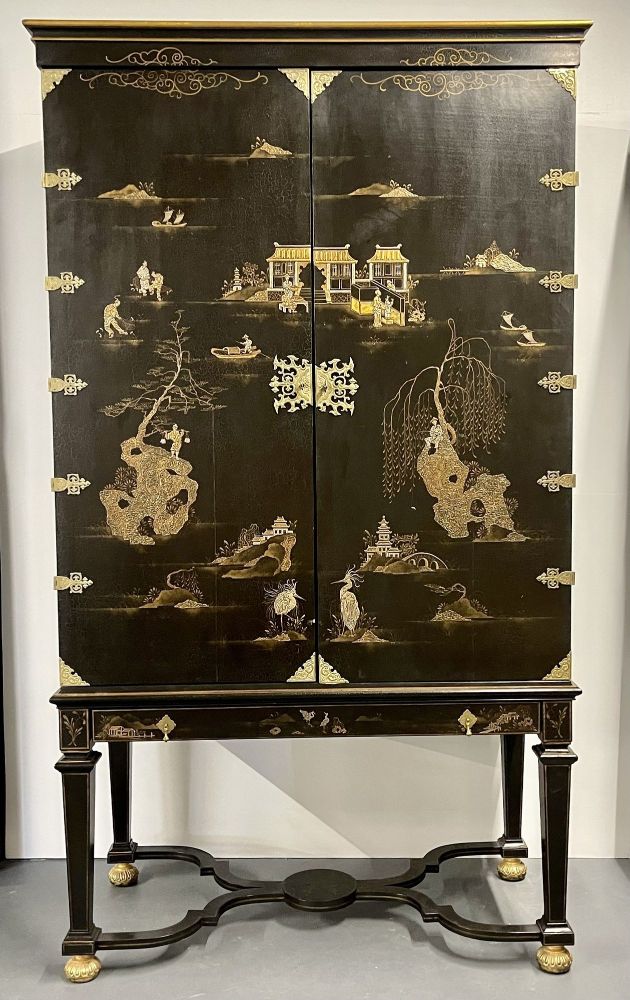 Pair of Chinese Griswold Cabinets, Armoire's, Dessin Fournir, Chinoiserie, Monumental