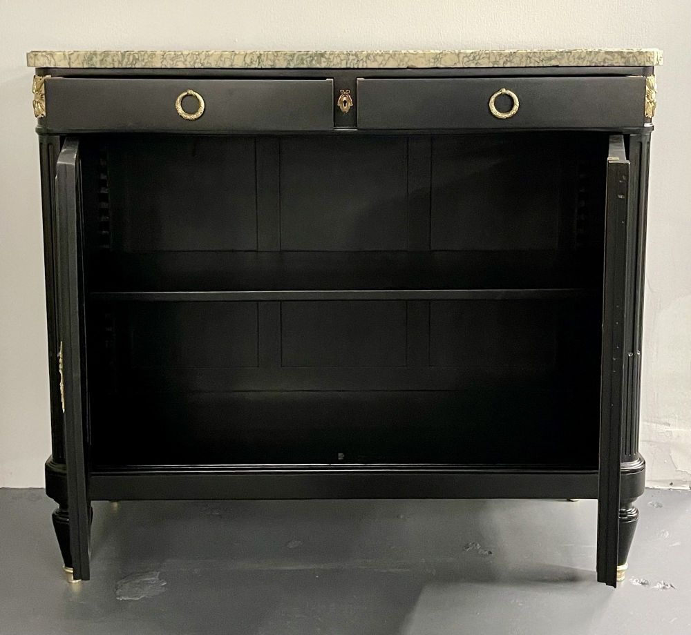 Hollywood Regency Style Commode, Chest, or High Board, Louis XVI, Bronze, French