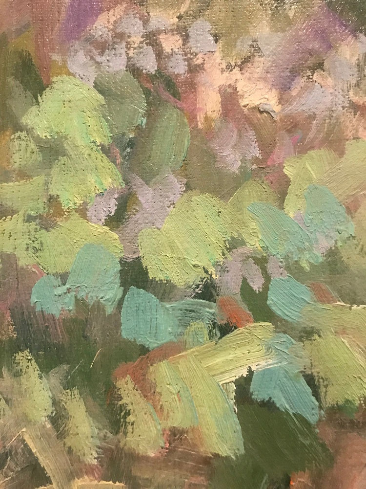 Impressionist Decorative Oil on Canvas in a Fine Gilt Frame Signed