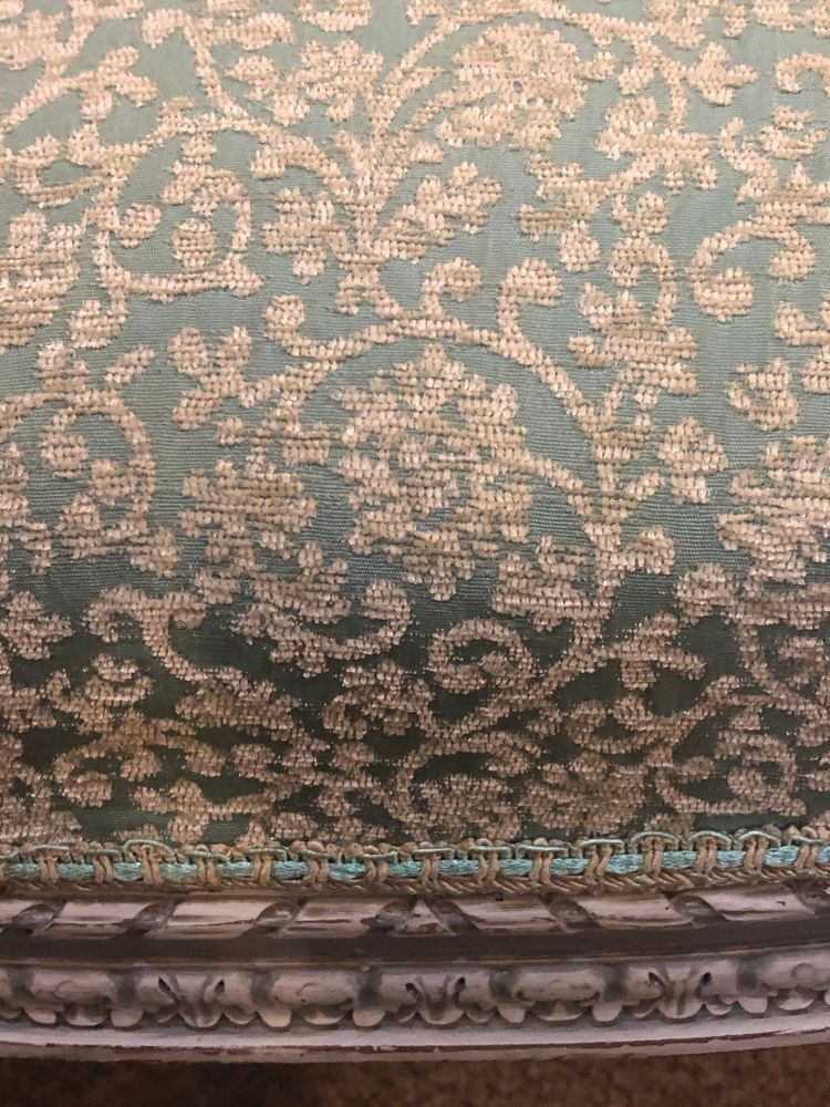 Pair of 19th-20th Century Paint Decorated Louis XVI Style Swedish Side Chairs