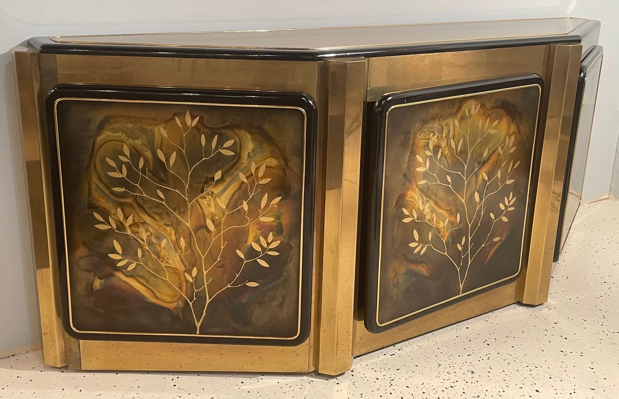 Mid-Century Modern Mastercraft Tree of Life Console or Sideboard