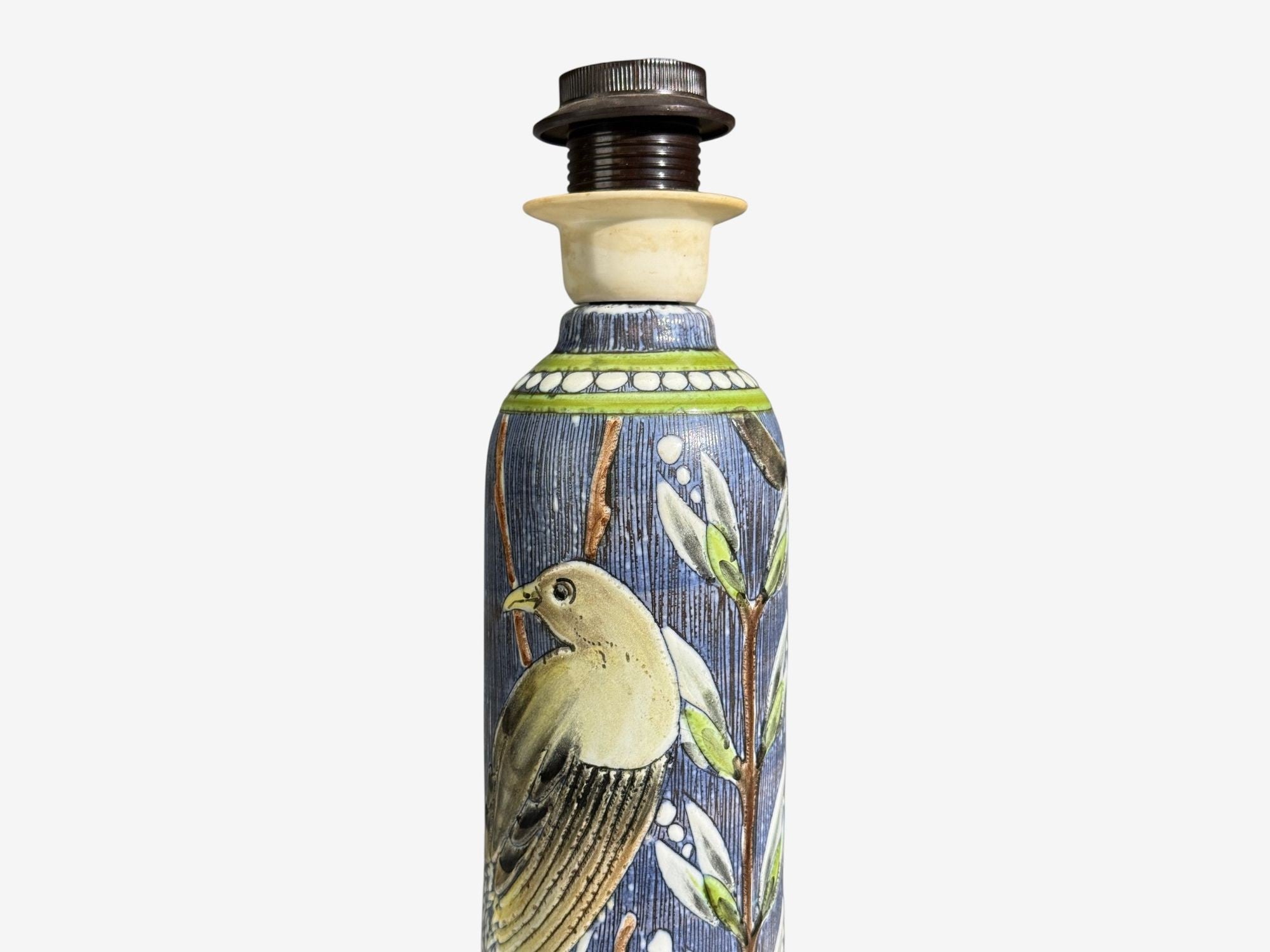 Alingsås Keramik, Large Table Lamp, Stoneware, Sweden, 1960s