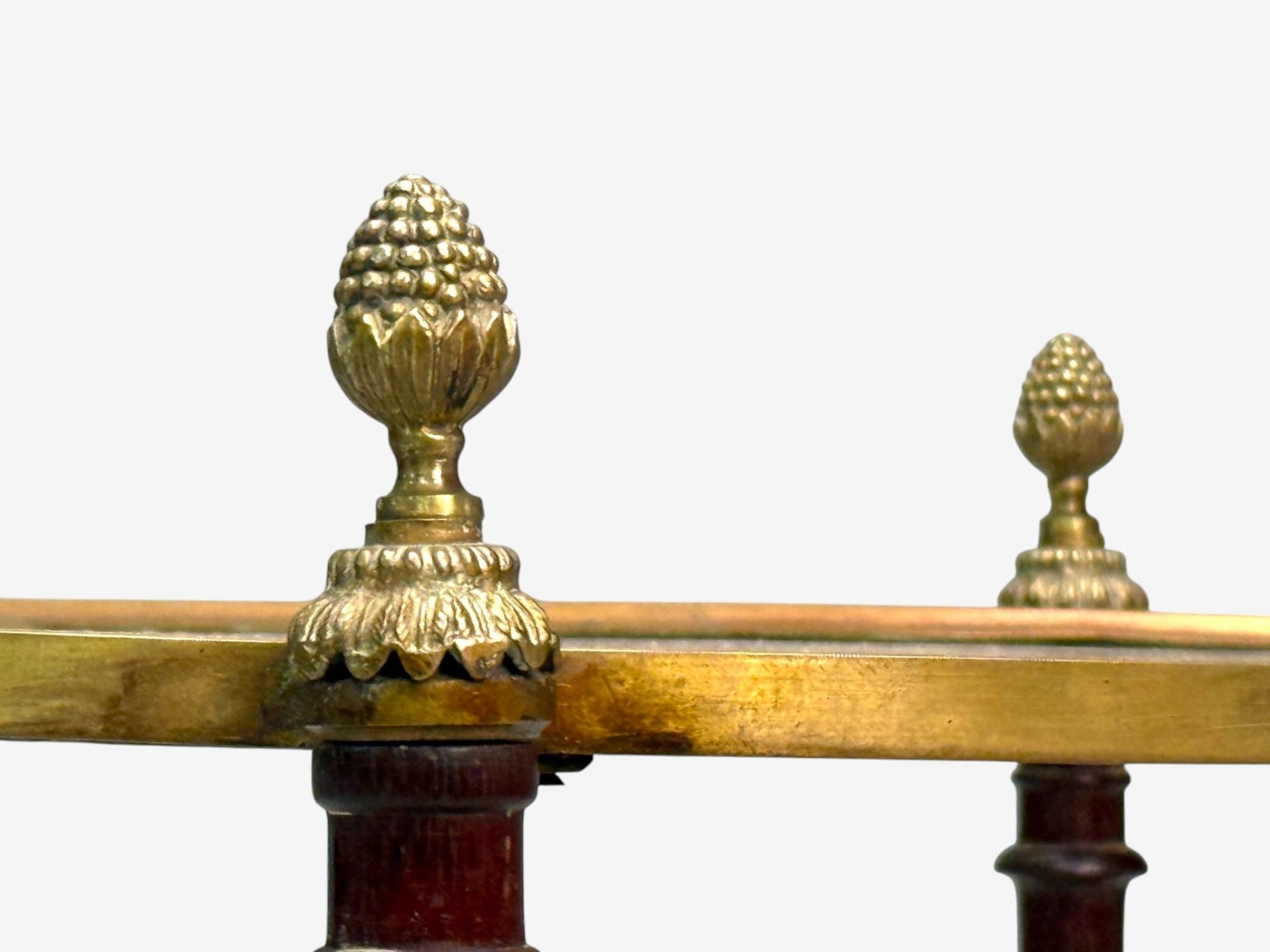 Maison Baguès Style, Hollywood Regency, Bronze, Small Étagère, France, 1940s