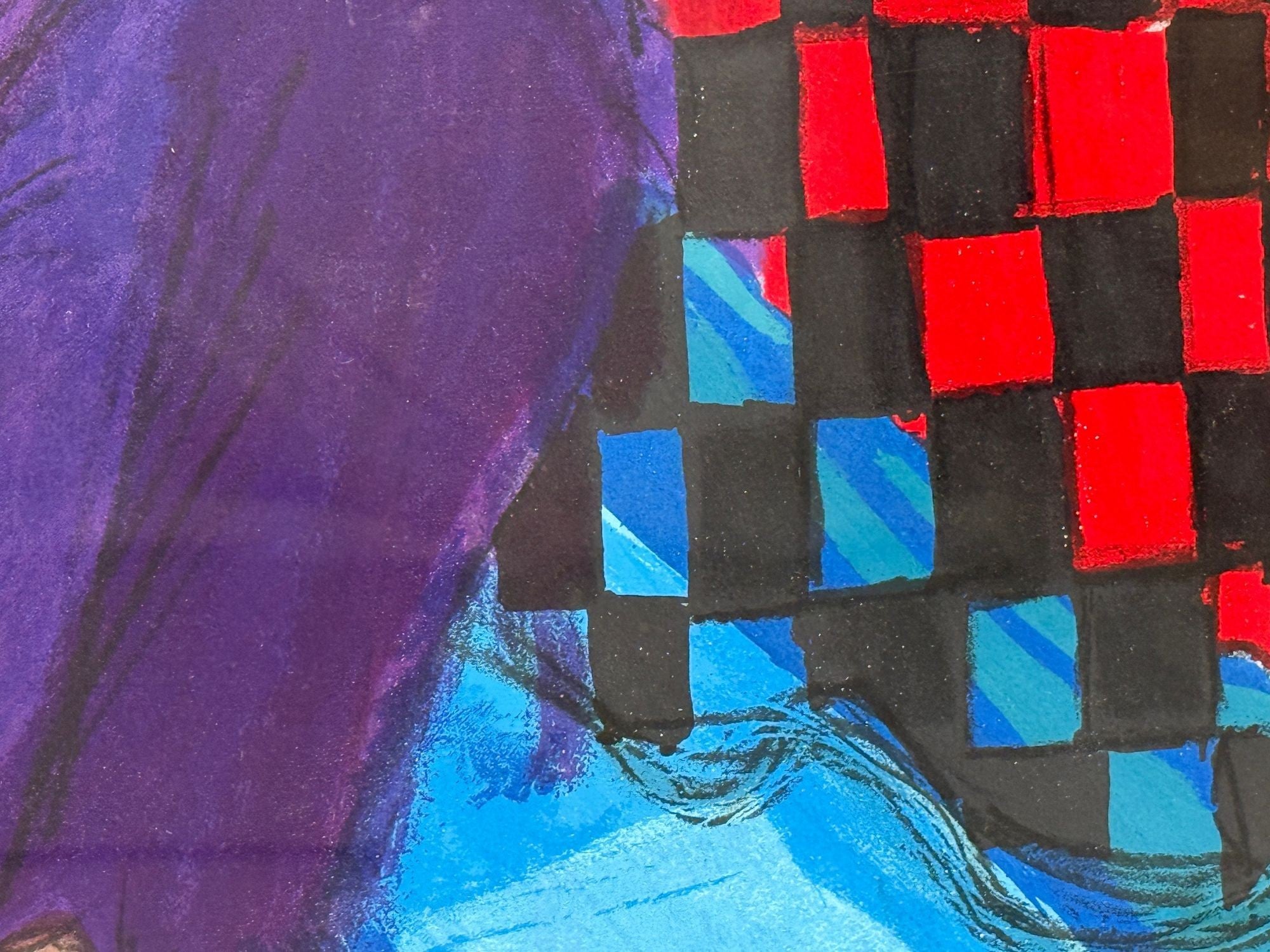 Itzchak Isaac Tarkay, Fauvsim, "Femme Fatale" Signed and Numbered Silkscreen, 20th c.