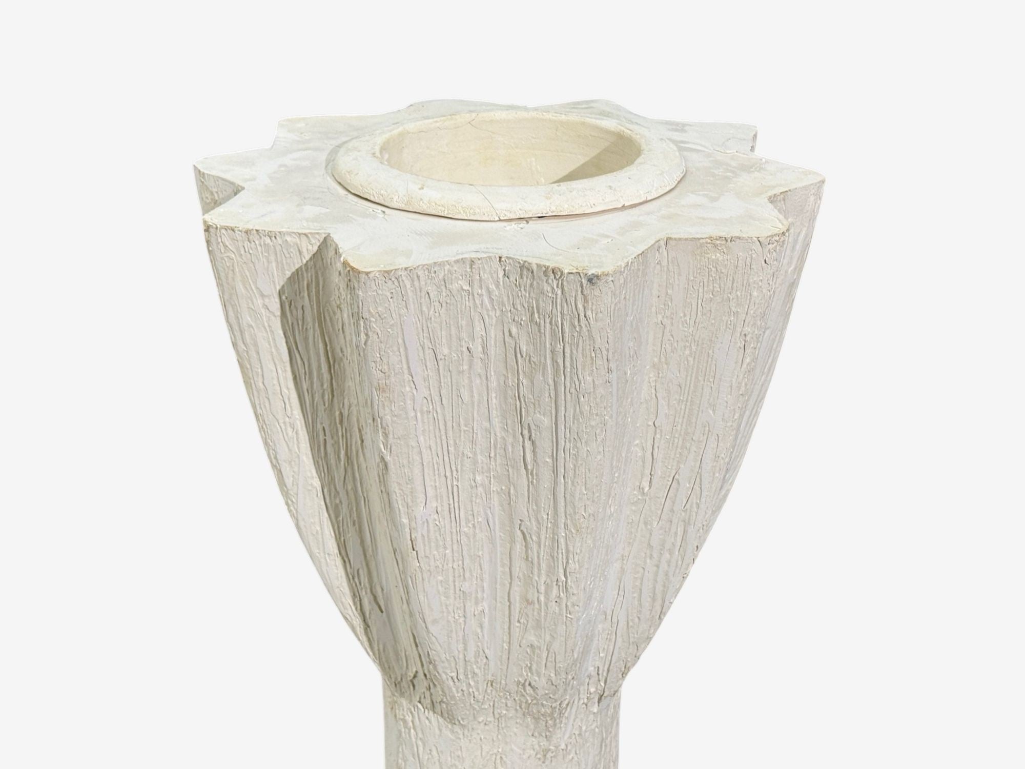 Jean-Michel Frank Style, Monumental Torchiere Lamps, Plaster, 20th c.