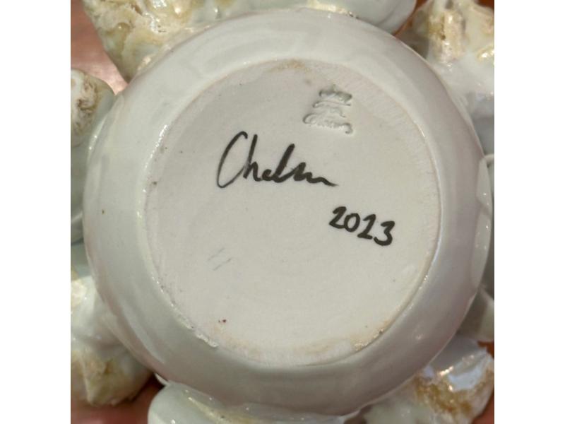 Chala Toprak, Contemporary, Modern Flower Vase or Candlestick, Porcelain, 2023