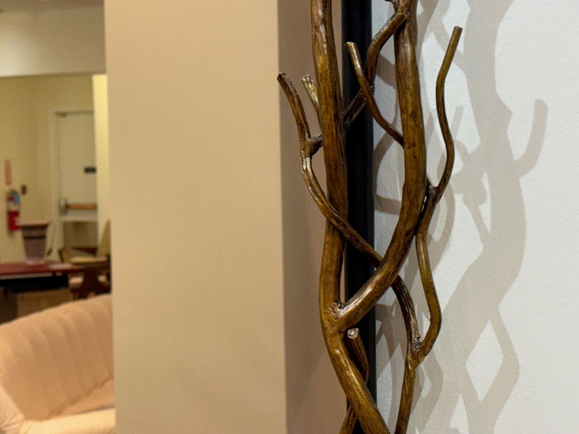 Brutalist Modern, Metal, Gilt Iron, Monumental Wall Mirrors, 21st C.