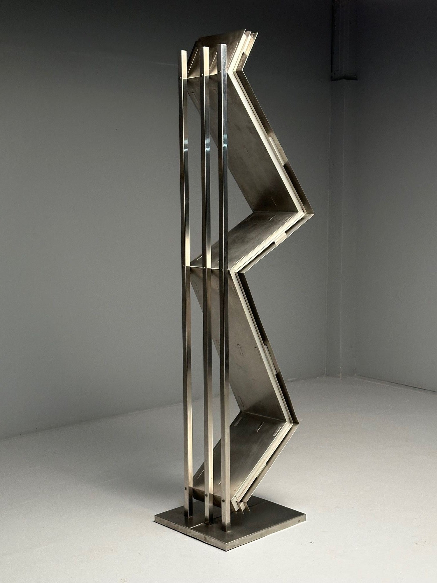 Salvatore Messina, Italian Mid-Century Modern, Abstract Sculpture, Steel, 1970s
