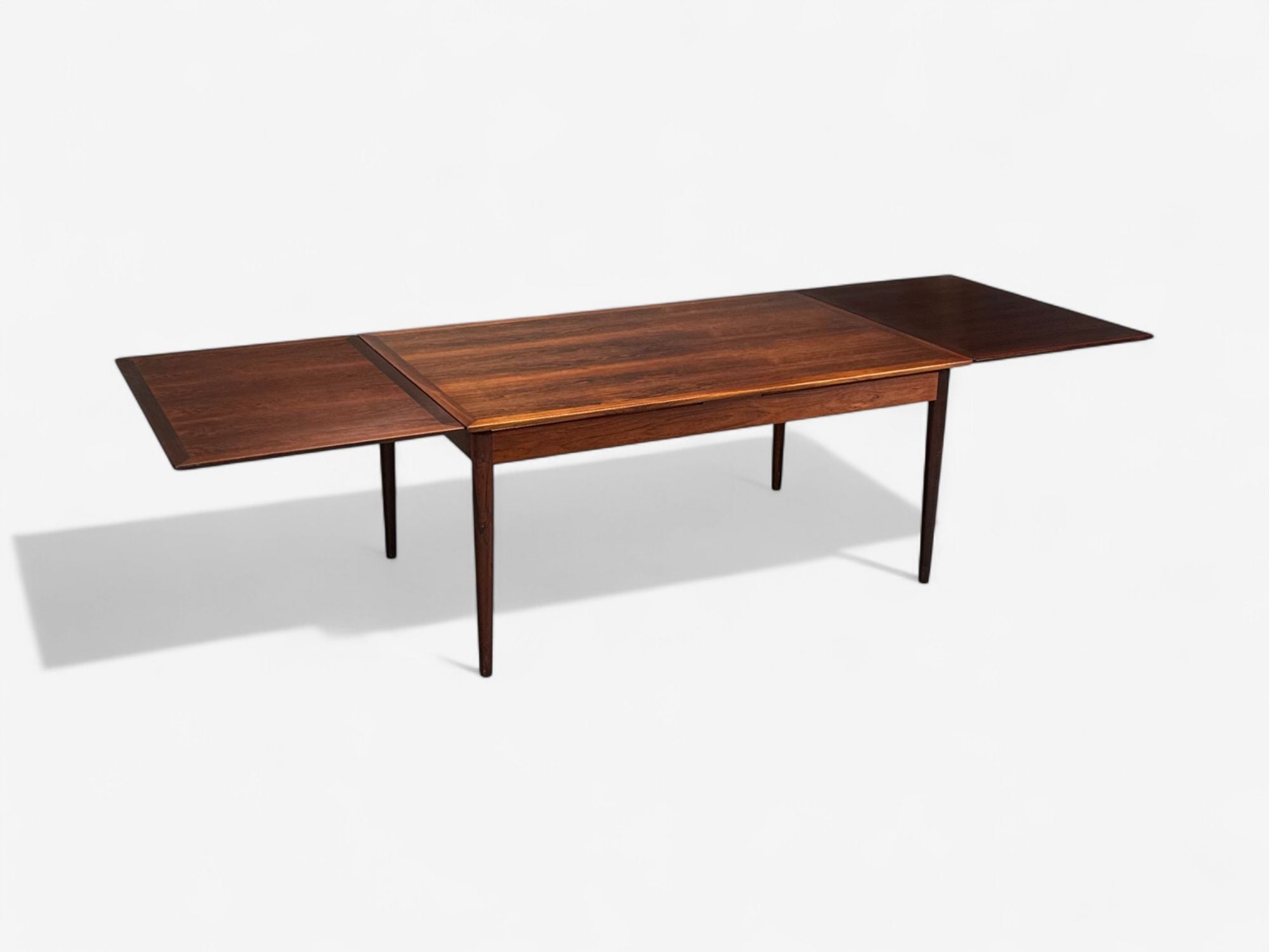 Danish Modern, Rosewood, Expandable Dining Table, Denmark, 1960s