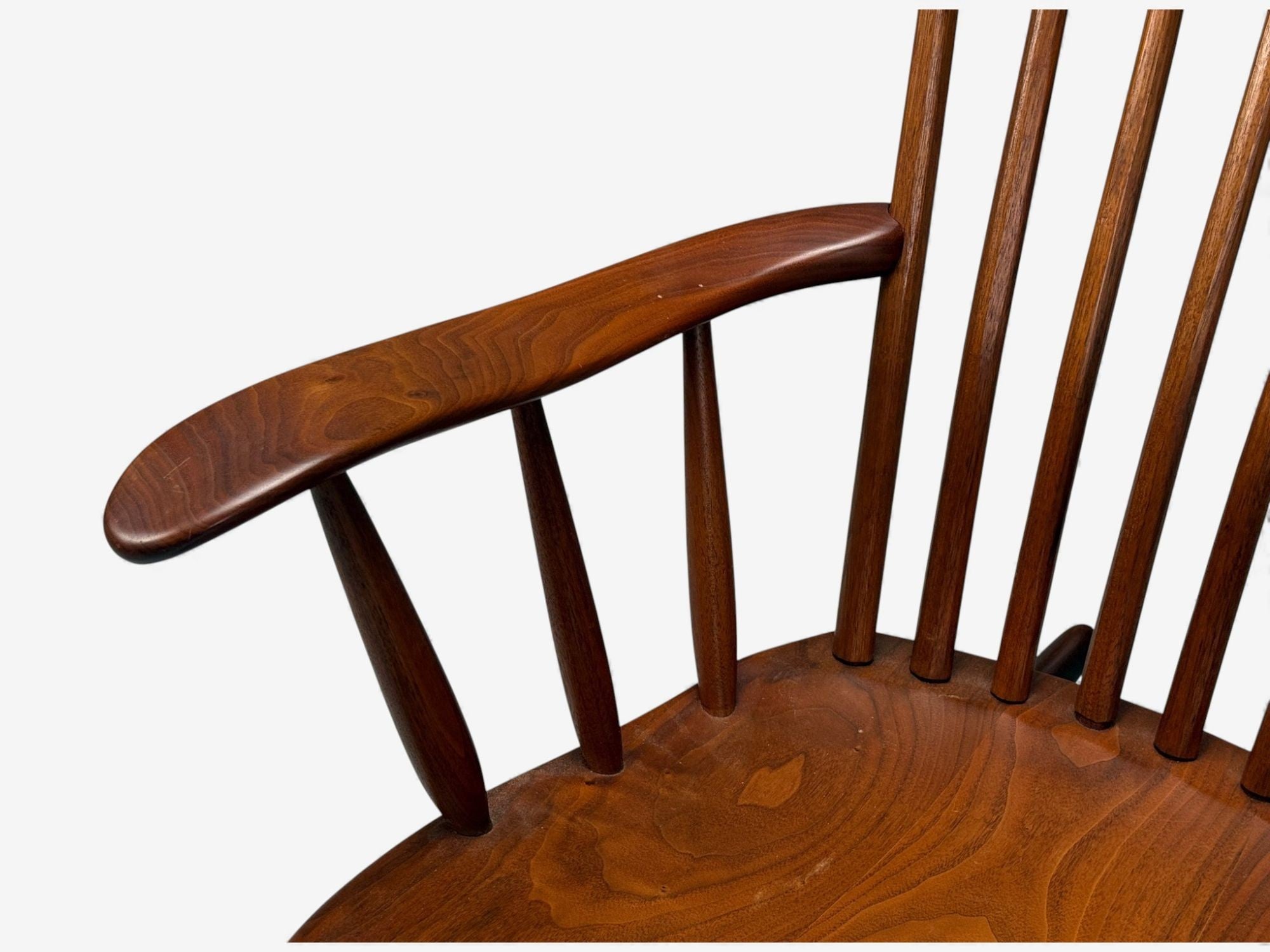 Robert Whitley, American Studio, Teak, Rocking Chair, USA, 1980s