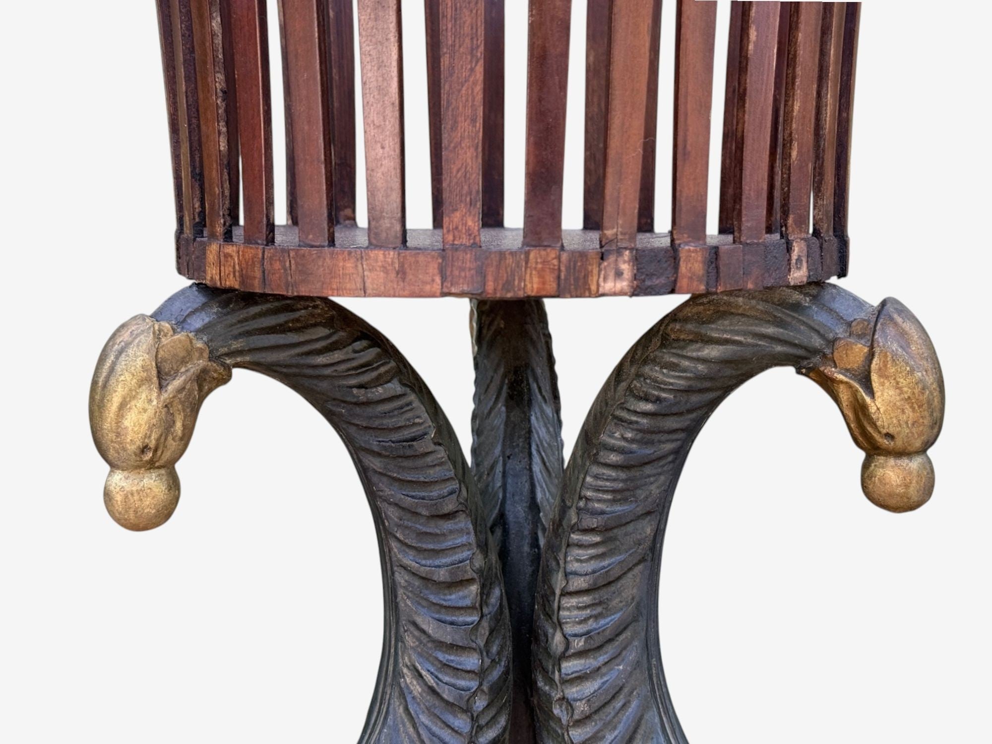 Hollywood Regency Style, Mahogany, Parcel Gilt, Cellarette, England, 19th c.