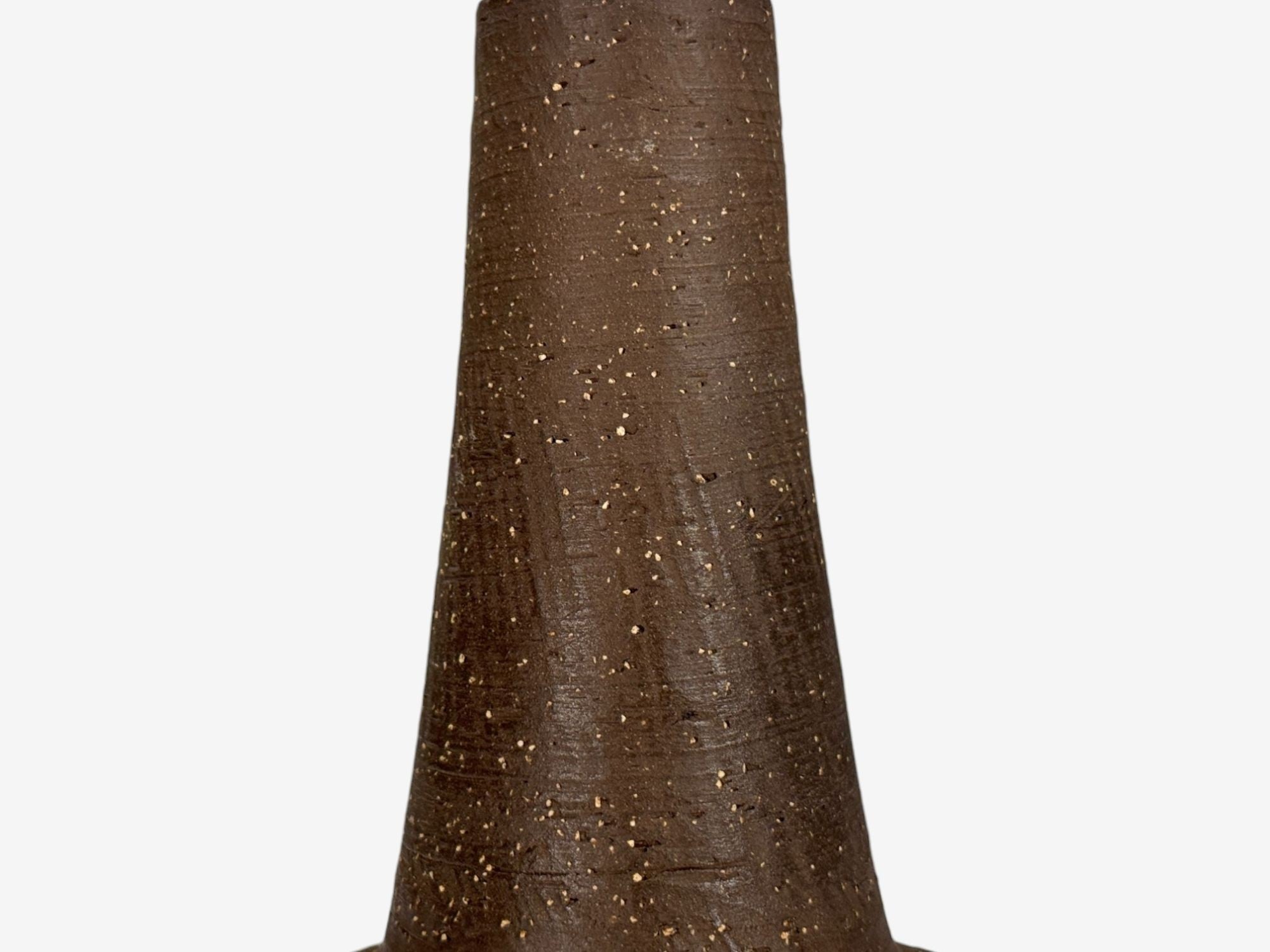 Michael Andersen & Søn, Brown Stoneware, Table Lamp, Denmark, 1960s