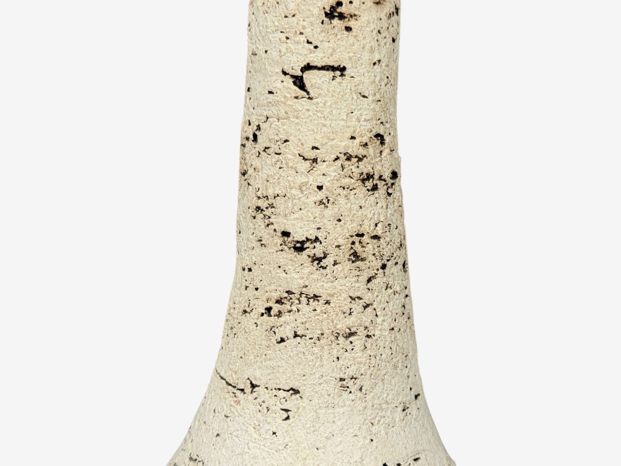 Danish Modern, Crackle Stoneware, Table Lamp, Denmark, 1970s
