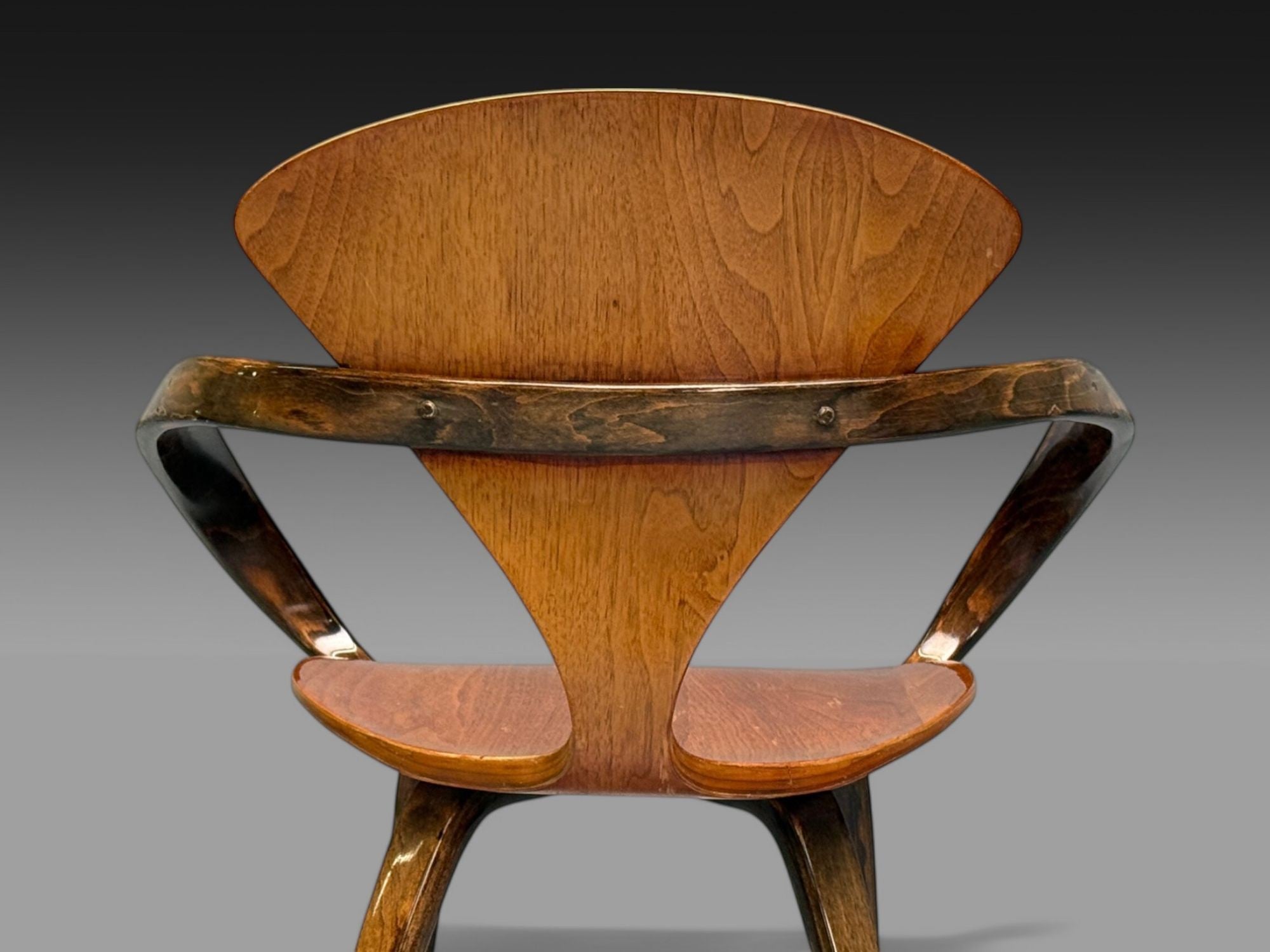 Norman Cherner, Plycraft, Mid-Century Modern, Pretzel Dining Chairs, USA, 1960s