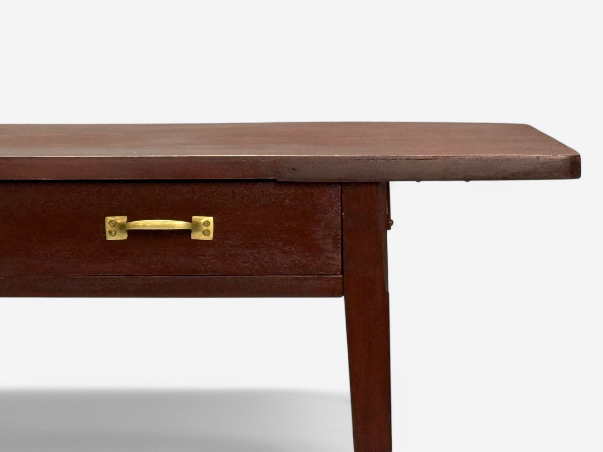 Eugene Printz, French Art Deco, Mahogany, Rare Asymmetric Desk, France, c. 1925