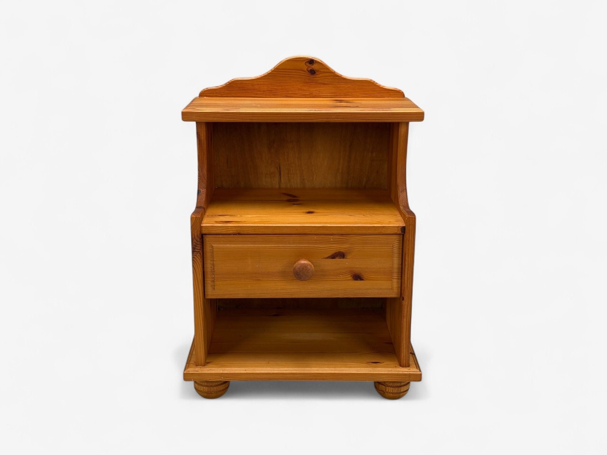 Swedish Modern, Pine, Nightstands, Sweden, 1960s