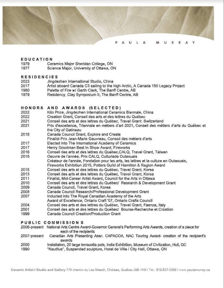 Contemporary Porcelain Wall Art by World Renowned Ceramic Artist, Paula Murray