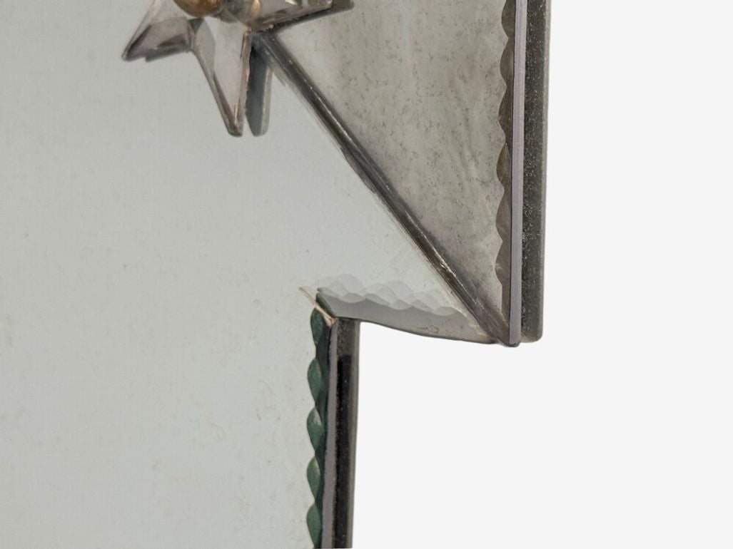 Art Deco Style, Antique and Beveled Glass, Venetian Wall Mirrors, 21st C.