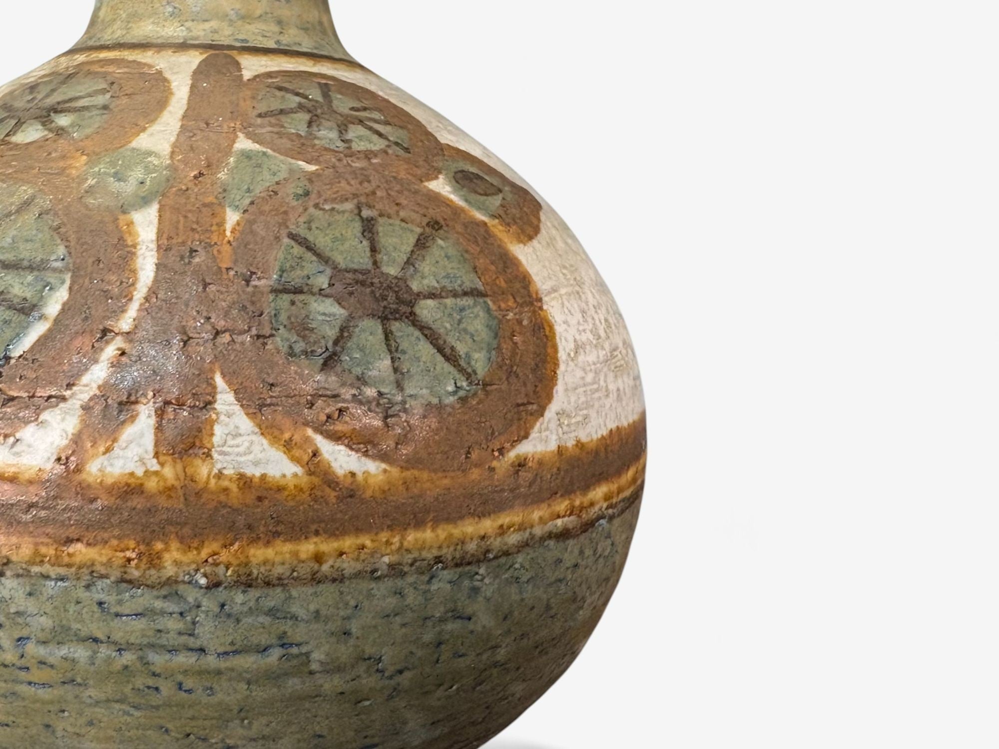 Søholm Keramik, Danish Modern, Beige Stoneware, Table Lamp, Denmark, 1960s