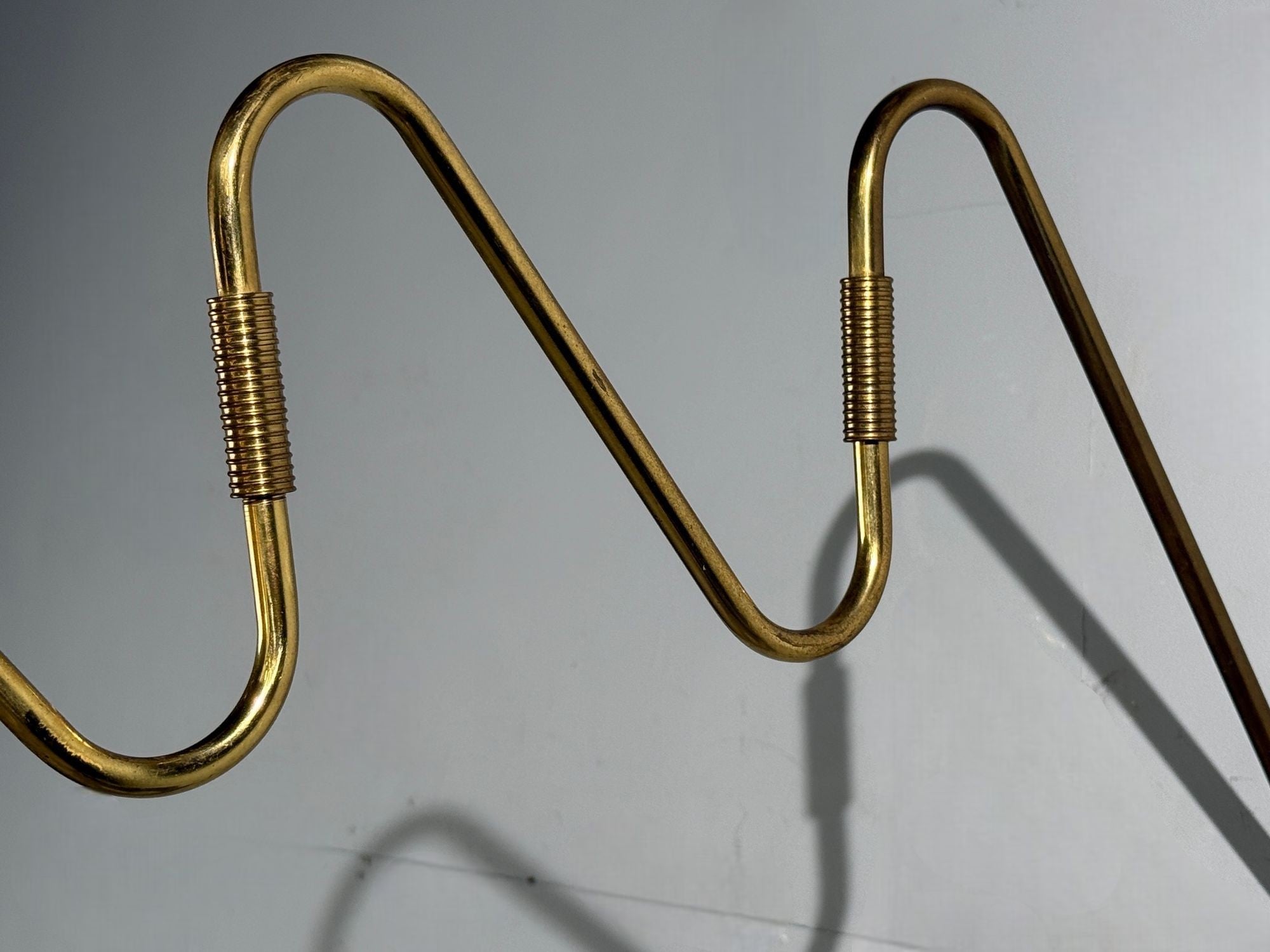 Danish Modern, Articulating Wall Light, Brass, Denmark, 1960s