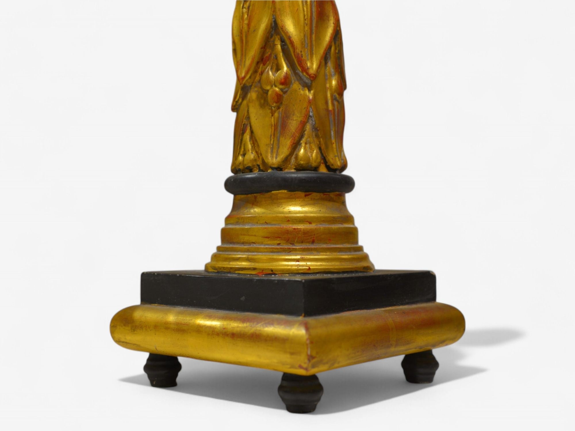 Maison Jansen, Hollywood Regency, Giltwood, Table Lamps, France, 1950s