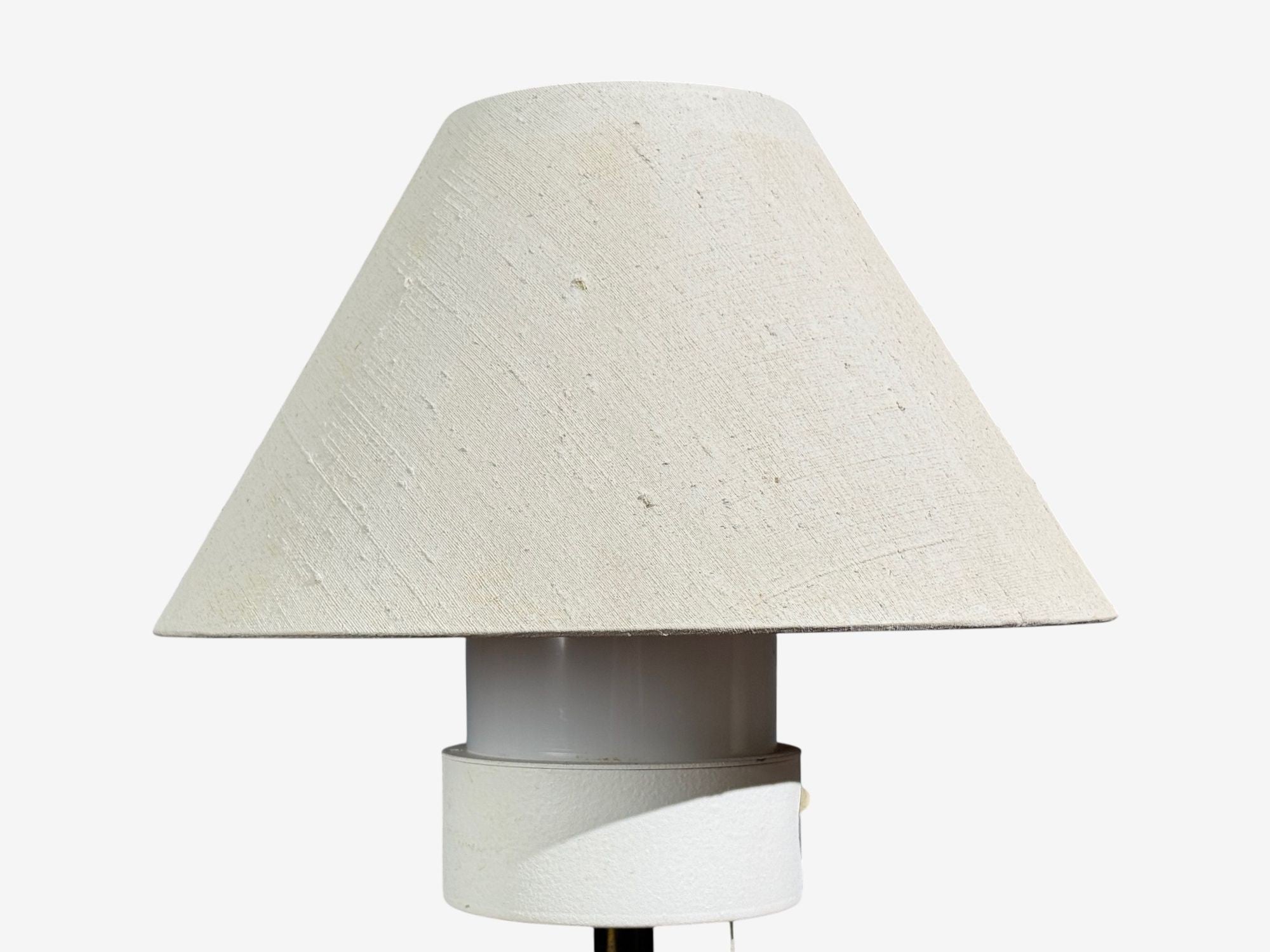 Luxus, Table Lamps, Brass, Fabric, Sweden, 1960s