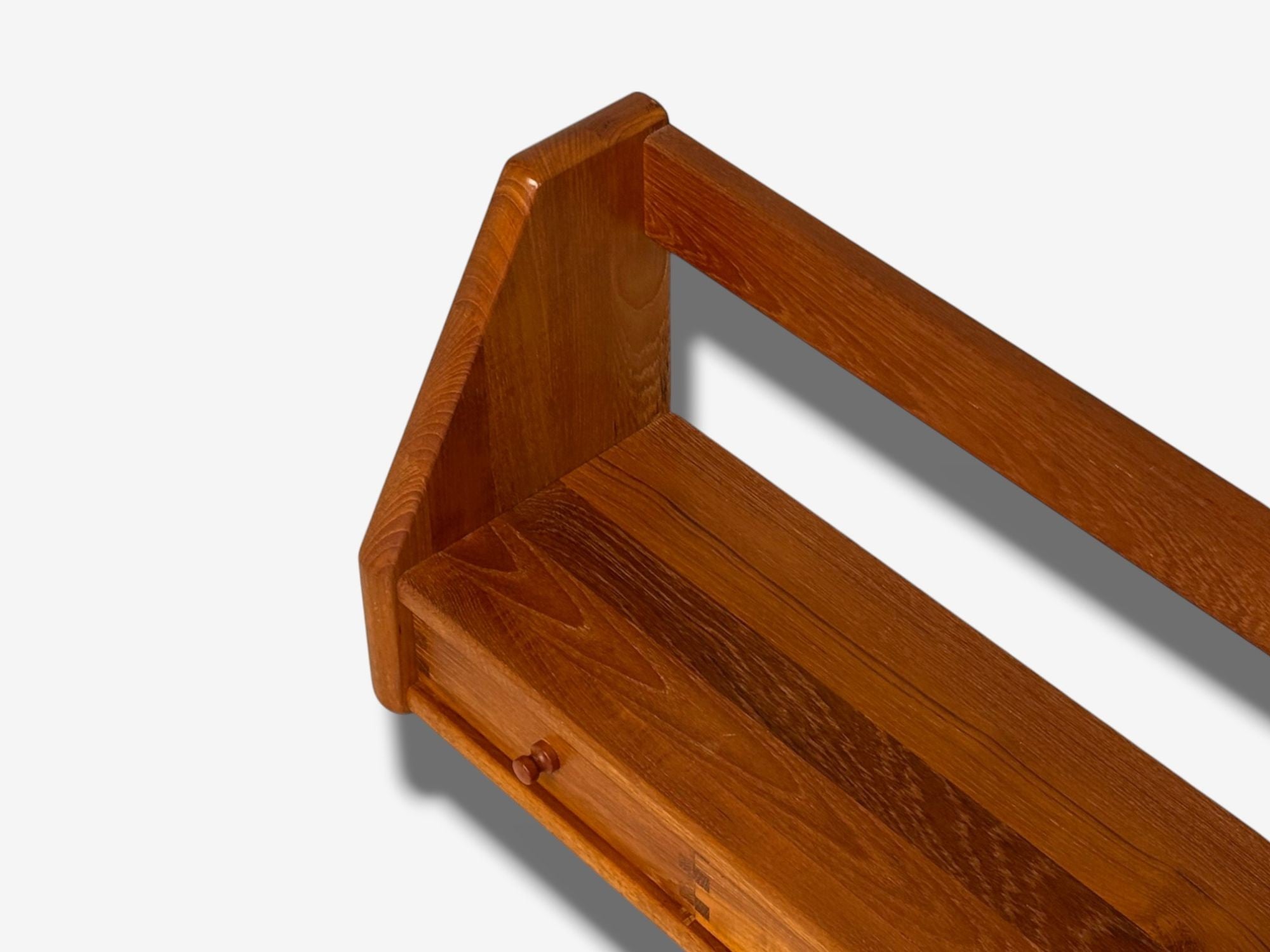 Dyrlund, Swedish Modern, Teak, Wall Shelf, Denmark, 1960s