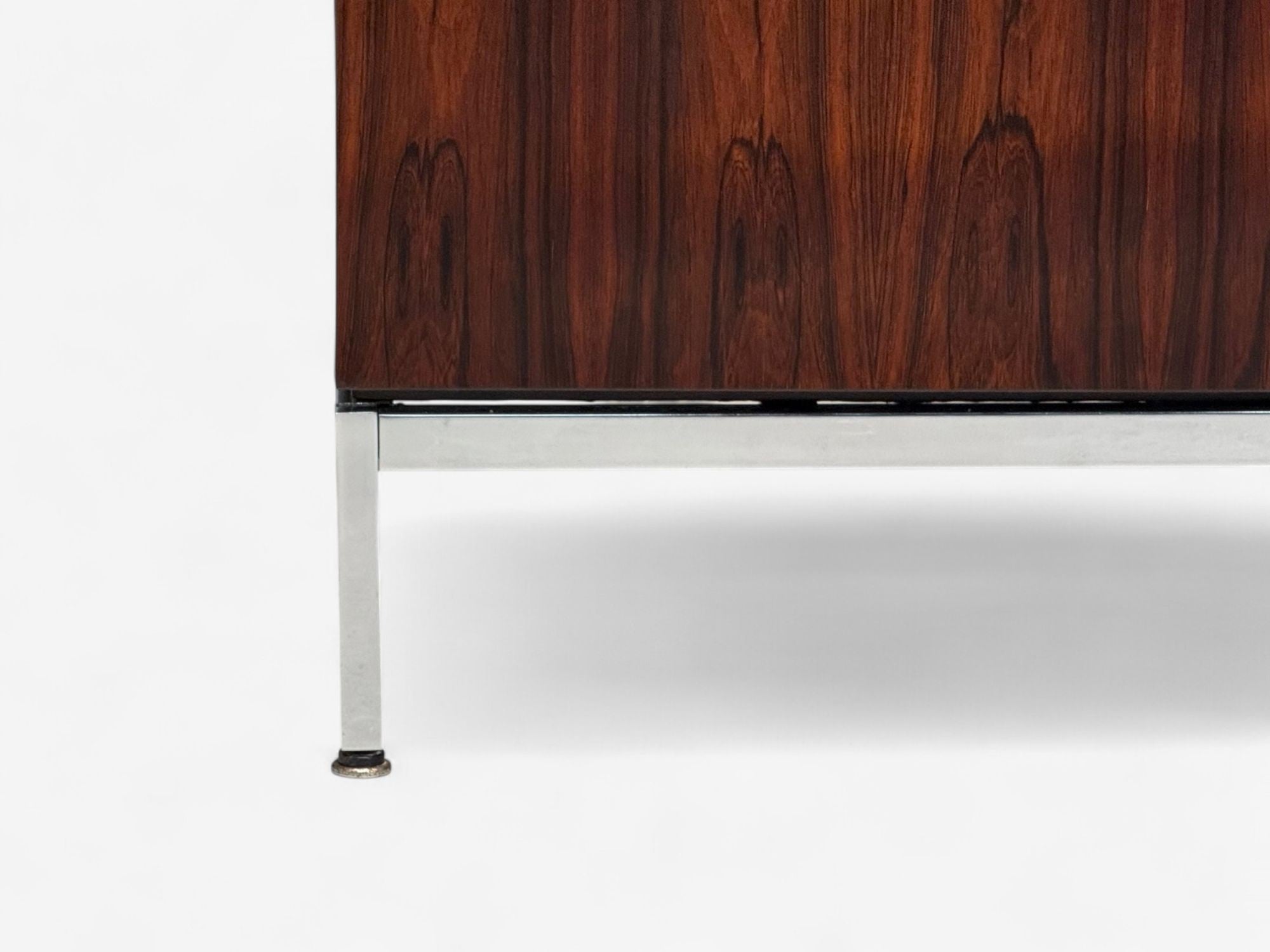Florence Knoll, Rosewood, Chrome, Marble, Sideboard, USA, 1960s