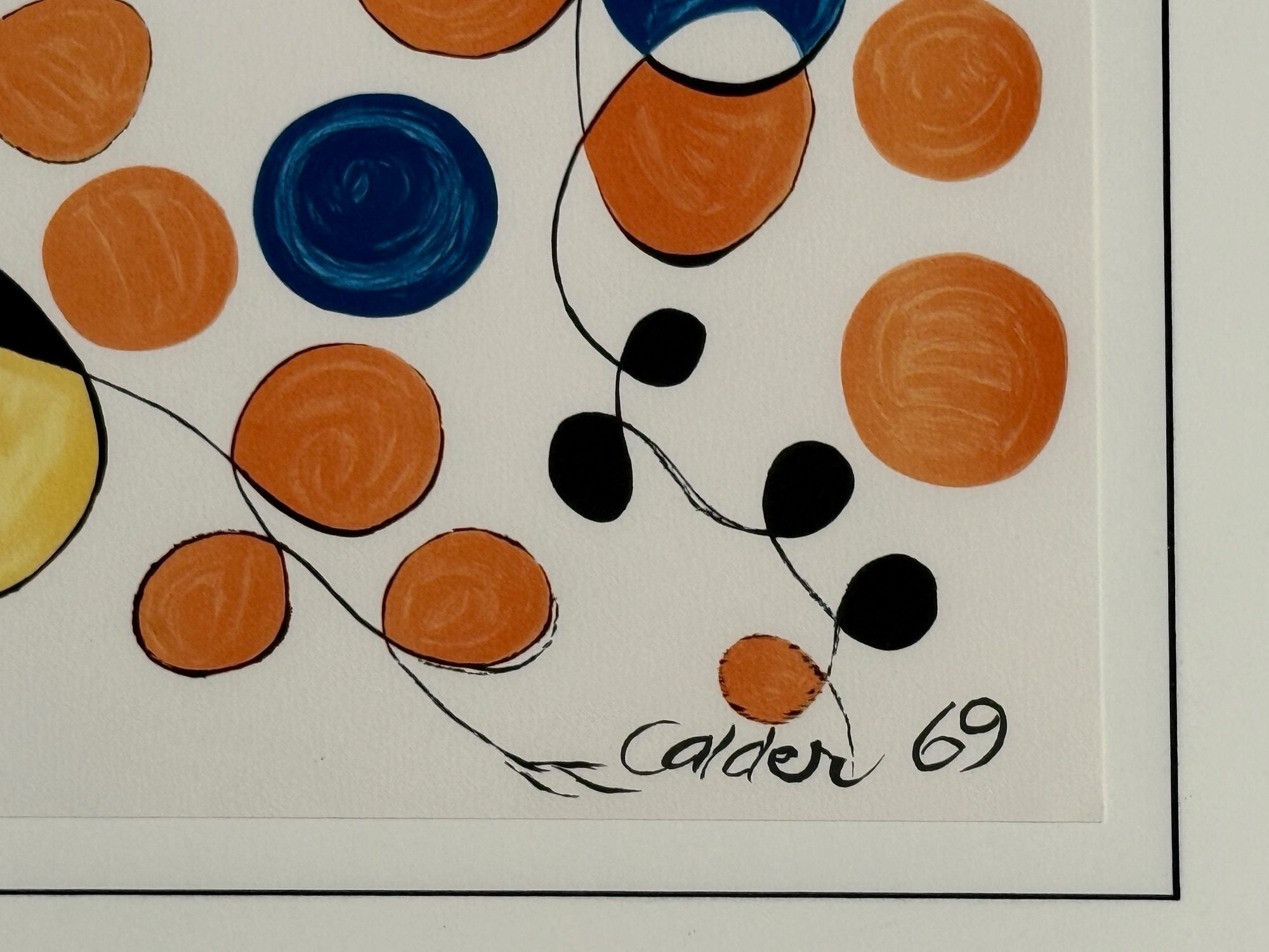 Alexander Calder, "Spring Carnival" Authentic Lithograph, 1969