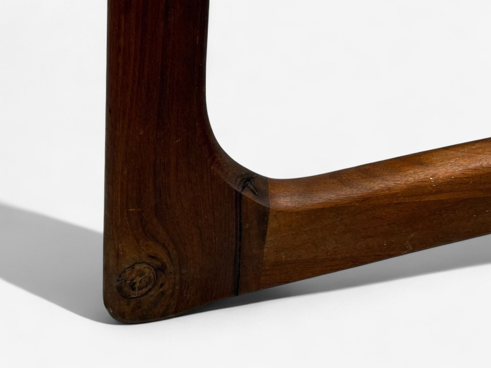 Adrian Pearsall, Walnut, Glass, Coffee Table, United States, 1960s